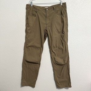 Marmot Pants Mens Size 36 Khaki Beige Nylon Hiking Outdoors Fishing